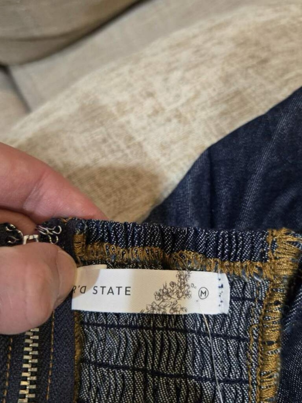 Altar'd State Denim Blue Mini Dress - Picture 6 of 7